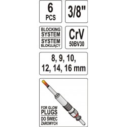 YATO ΣΕΤ ΠΡΙΖΑΣ - ΜΠΟΥΖΙ  YT-0534