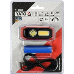 Επαναφορτιζόμενος Φακός Κεφαλής LED Αδιάβροχος IP54 Διπλής Λειτουργίας με Μέγιστη Φωτεινότητα 800lm