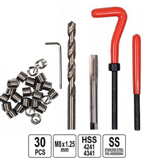 Σετ Επισκευής Σπειρωμάτων M8 x 1,25