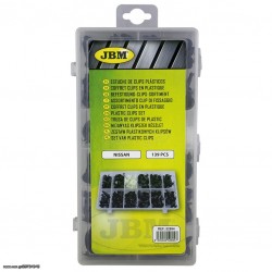 JBM 52894 ΚΑΣΕΤΙΝΑ ΜΕ 139 τεμ. ΠΛΑΣΤΙΚΑ ΚΛΙΠΣ ΓΙΑ NISSAN
