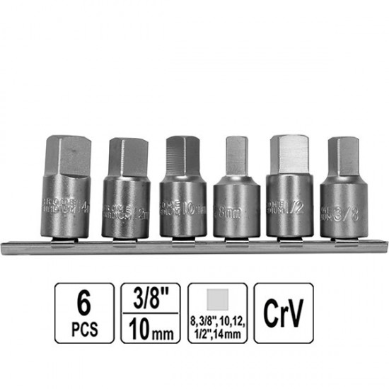 Σετ καρυδάκια κάρτερ λαδιού 6τεμ