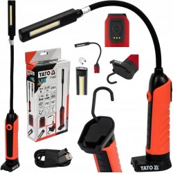 Φωτιστικό Yato Workshop Cob 500lm με εύκαμπτο Βραχίονα 