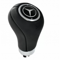 ΠΟΜΟΛΟ ΛΕΒΙΕ ΤΑΧΥΤΗΤΩΝ MERCEDES CL203/CLK200 KOMPRESSOR '00-'06/W204 - ΔΕΡΜΑ - ΜΑΥΡΟ - 'ΑΣΤΕΡΙ' - ΑΥΤΟΜΑΤΟ