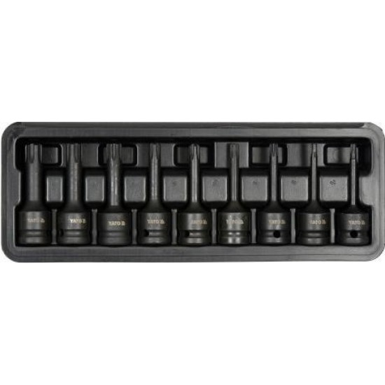 YATO Σετ καρυδάκια αέρος Ribe