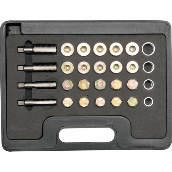 Σετ επισκευής σπείρωματος τάπας λαδιού 64 τεμ