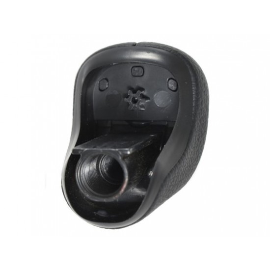 ΠΟΜΟΛΟ ΛΕΒΙΕ ΤΑΧΥΤΗΤΩΝ KIA CEED '12-'15 - 6 ΤΑΧΥΤΗΤΕΣ -R123456 - ΔΕΡΜΑ - ΜΑΥΡΟ