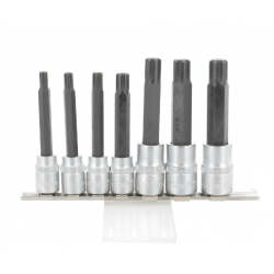 JBM Καρυδάκια με Μύτες Ribe και Καρέ Υποδοχής 1/2'', 3/8'' Σετ 7τμχ