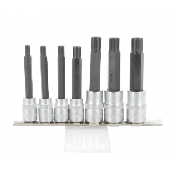 JBM Καρυδάκια με Μύτες Ribe και Καρέ Υποδοχής 1/2'', 3/8'' Σετ 7τμχ