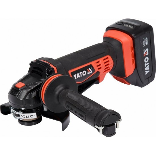 YATO ΤΡΟΧΟΣ 125mm ΜΠΑΤΑΡΙΑΣ ΜΕ ΡΥΘΜΙΣΗ ΣΤΡΟΦΩΝ YT-82828