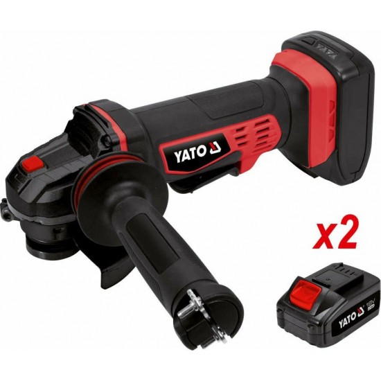 YATO ΤΡΟΧΟΣ 125mm ΜΠΑΤΑΡΙΑΣ ΜΕ ΡΥΘΜΙΣΗ ΣΤΡΟΦΩΝ YT-82828