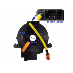 ΣΠΙΡΑΛ ΑΕΡΟΣΑΚΟΥ TOYOTA YARIS '05-/ AYGO '12- / AURIS/AURIS HYBRID '10-/ IQ '09-'16 AJ1