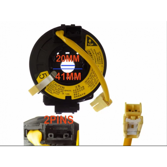 ΣΠΙΡΑΛ ΑΕΡΟΣΑΚΟΥ TOYOTA YARIS '99-'00/ YARIS VERSO '01-'03/ COROLLA '01-'04/ RAV4 '00-'03 ΧΩΡΙΣ ΧΕΙΡΙΣΤΗΡΙΑ (ΙΑΠΩΝΙΑΣ)