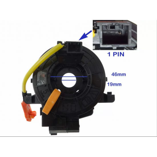 ΣΠΙΡΑΛ ΑΕΡΟΣΑΚΟΥ TOYOTA YARIS '08-'11/ '11-'14/ AURIS/ COROLLA '08-'13/ VERSO '14-'15