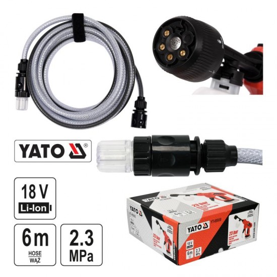 ΠΛΥΣΤΙΚΟ ΜΠΑΤΑΡΙΑΣ 18V 23 BAR SOLO YT-85930