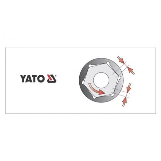 Yato Καρυδάκι Εξάγωνο 1/2″ 32mm YT-1220