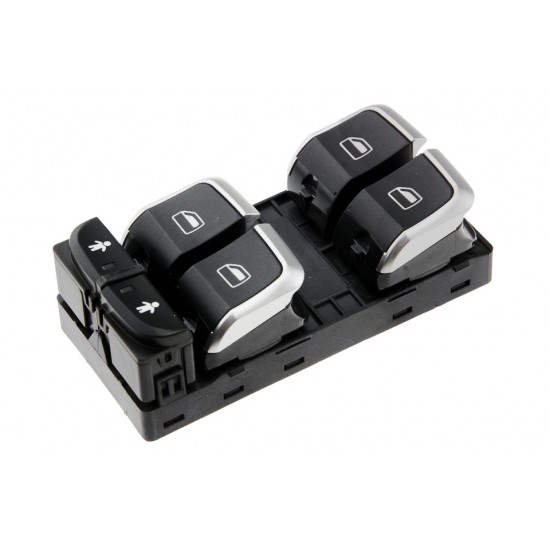 ΔΙΑΚΟΠΤΗΣ ΗΛΕΚΤΡΙΚΩΝ ΠΑΡΑΘΥΡΩΝ AUDI A6 2010-,A7 2011-,Q3 2011- 4ΠΛΟΣ 10PIN ΑΣΗΜΙ