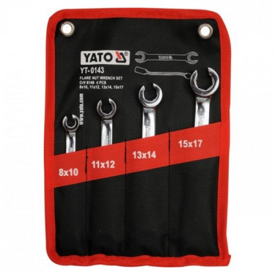 YATO ΣΕΤ ΡΑΚΟΡΟΚΛΕΙΔΑ CrV 6140 4 ΤΕΜΑΧΙΩΝ