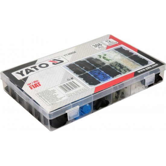Yato Σετ Πλαστικά Κλιπς για Fiat 308τμχ