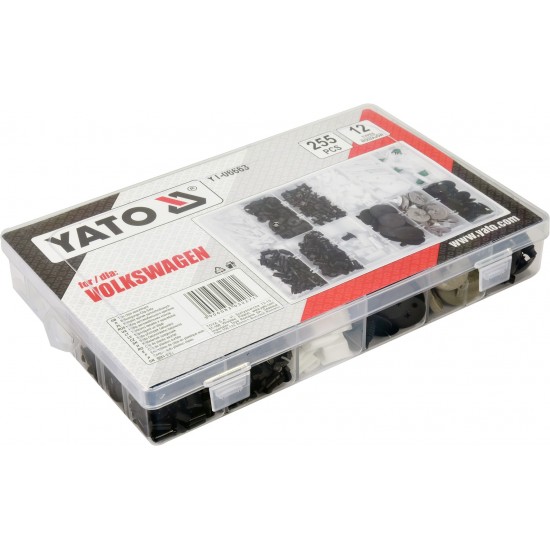 Yato Σετ Πλαστικά Κλιπς για VW 255τμχ