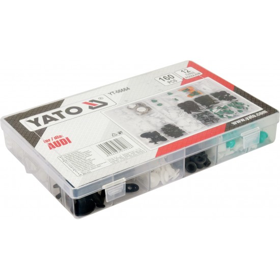 Yato Σετ Πλαστικά Κλιπς για Audi 160τμχ