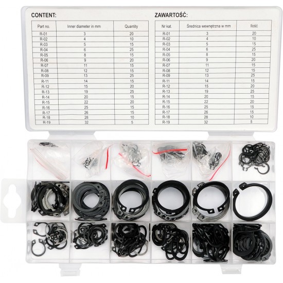YATO ΣΕΤ ΕΞΩΤΕΡΙΚΕΣ ΑΣΦΑΛΕΙΕΣ 300 ΤΕΜ