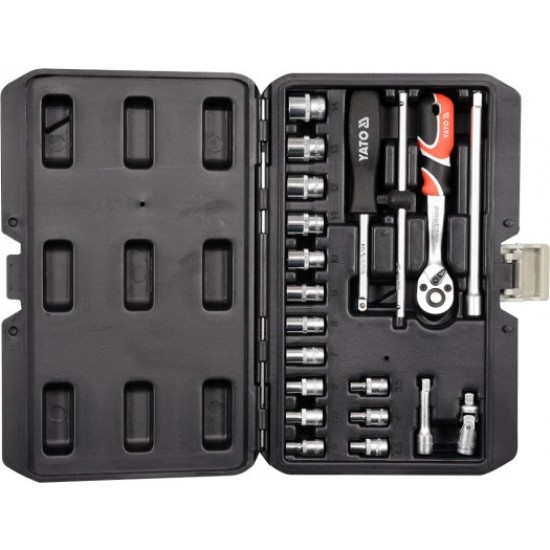 Yato Επαγγελματική Σετ Κασετίνα Καστάνιας 1/4" 20τμχ 