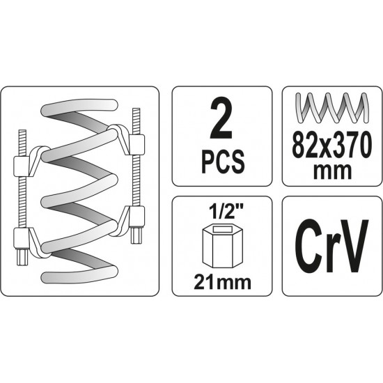 YATO Συμπιεστής ελατηρίων ανάρτησης