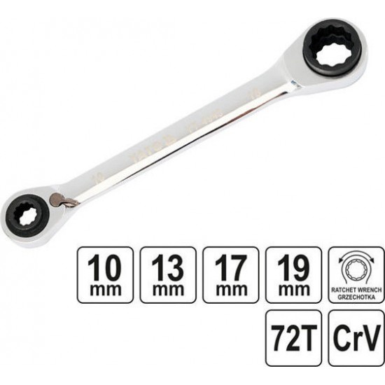 YATO ΚΛΕΙΔΙ 1 ΣΕ 4 (10x13x17x19)