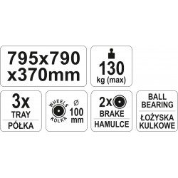 YATO ΚΑΡΟΤΣΙ ΤΡΙΩΝ ΕΠΙΠΕΔΩΝ