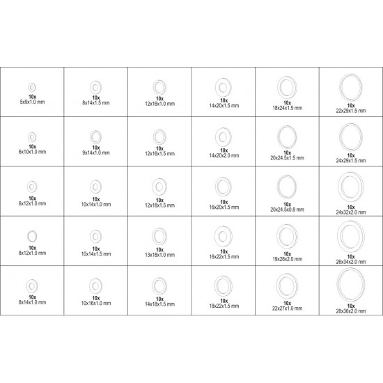 YATO ΣΕΤ ΡΟΔΕΛΕΣ ΧΑΛΚΟΥ ΣΕΤ 300 ΤΕΜ