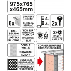 YATO ΕΡΓΑΛΕΙΟΦΟΡΟΣ ΑΔΕΙΟΣ