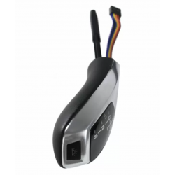 ΠΟΜΟΛΟ ΛΕΒΙΕ ΤΑΧΥΤΗΤΩΝ BMW X5 E70/ X6/ E39 4D/5D FACELIFT '00-'03/ E53 FACELIFT '03- ΑΥΤΟΜΑΤΟ R-N-D - ΜΑΥΡΟ ΔΕΡΜΑ/ΑΣΗΜΙ - ΗΛΕΚΤΡΟΝΙΚΟ