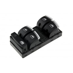 ΔΙΑΚΟΠΤΗΣ ΗΛΕΚΤΡΙΚΩΝ ΠΑΡΑΘΥΡΩΝ AUDI A3 '03-/A6 '04-/Q7 '06- 4ΠΛΟΣ 10PIN ΑΣΗΜΙ