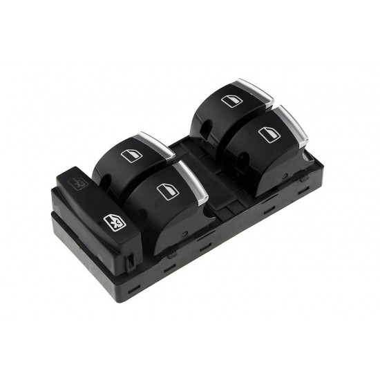 ΔΙΑΚΟΠΤΗΣ ΗΛΕΚΤΡΙΚΩΝ ΠΑΡΑΘΥΡΩΝ AUDI A3 '03-/A6 '04-/Q7 '06- 4ΠΛΟΣ 10PIN ΑΣΗΜΙ