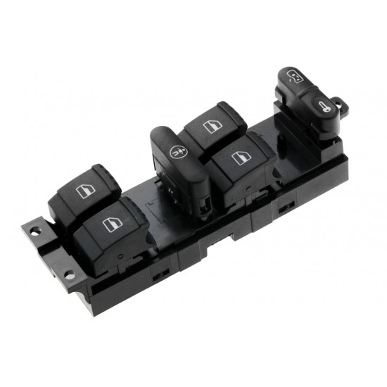 ΔΙΑΚΟΠΤΗΣ ΗΛΕΚΤΡΙΚΩΝ ΠΑΡΑΘΥΡΩΝ SKODA OCTAVIA 1U '97-'11/ FABIA 6Y '00-'08/ SUPERB 3U '00-'08 (4ΠΛΟΣ)| 10PIN/ LH