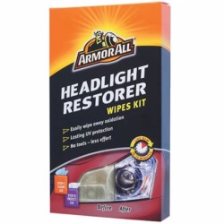 Armor all Headlight Restorer wipes kit-σετ πανάκια ξεθαμπώματος φαναριών 