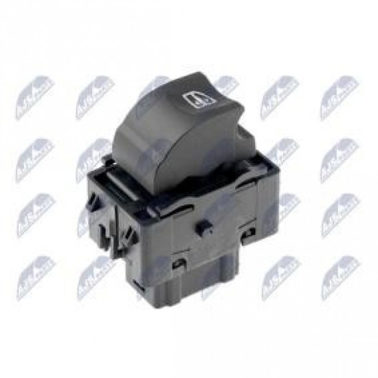 ΔΙΑΚΟΠΤΗΣ ΗΛΕΚΤΡΙΚΩΝ ΠΑΡΑΘΥΡΩΝ RENAULT CLIO IV/ CAPTUR/ KANGOO/ DACIA LODGY/ DOKKER/ MERCEDES CITAN ΜΟΝΟΣ - ΠΟΡΤΟΚΑΛΙ ΧΡΩΜΑ| 6PIN