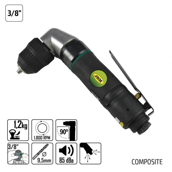 JBM 51221 ΔΡΑΠΑΝΟ ΑΕΡΟΣ 90º 3/8’’ (10mm)