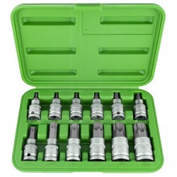 JBM ΚΑΣΕΤΙΝΑ ΜΕ ΚΑΡΥΔΑΚΙΑ 1/2'' TORX ΚΟΝΤΗ ΜΥΤΗ 12 ΤΕΜΑΧΙΩΝ