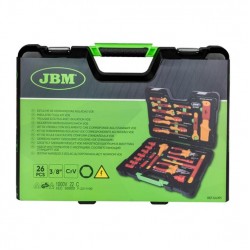 JBM ΣΕΤ ΕΡΓΑΛΕΙΩΝ 26 ΤΕΜΑΧΙΩΝ ΜΕ ΜΟΝΩΣΗ JBM