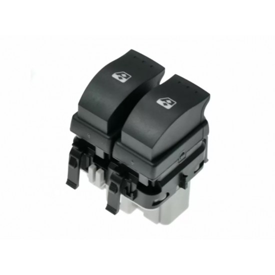 ΔΙΑΚΟΠΤΗΣ ΗΛΕΚΤΡΙΚΩΝ ΠΑΡΑΘΥΡΩΝ RENAULT MEGANE II 2ΠΛΟΣ -10 PIN -ΓΚΡΙ ΦΙΣΑ