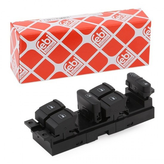 ΔΙΑΚΟΠΤΗΣ ΗΛΕΚΤΡΙΚΩΝ ΠΑΡΑΘΥΡΩΝ VW GOLF 4 5D/ BORA/ PASSAT B5/ SEAT LEON/ TOLEDO (4ΠΛΟΣ)| 10PIN