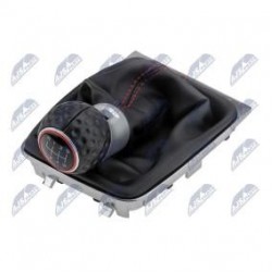 ΠΟΜΟΛΟ-ΦΟΥΣΚΑ ΛΕΒΙΕ ΤΑΧΥΤΗΤΩΝ VW GOLF 7 '13-'20 ΚΟΚΚΙΝΟ ΔΑΧΤΥΛΙΔΙ - 6 ΤΑΧΥΤΗΤΕΣ - R123456