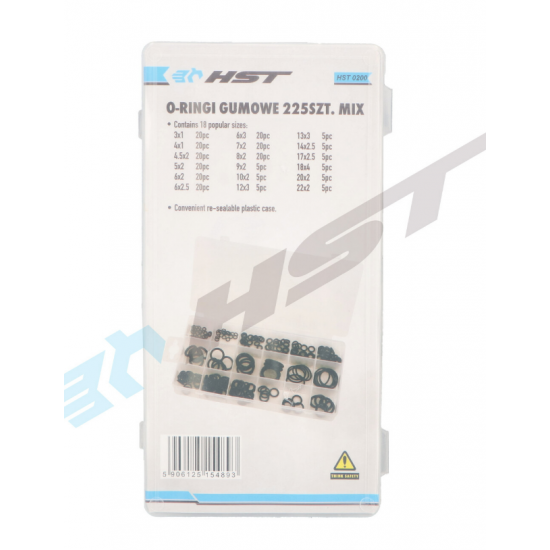 ΚΑΣΕΤΙΝΑ ΜΕ ORING ΜΑΥΡΑ 225ΤΜΧ