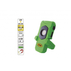 ΦΑΚΟΣ ΧΕΙΡΟΣ LED 180+8Lm 2W ΜΕ ΕΥΚΑΜΠΤΗ ΒΑΣΗ JBM