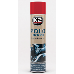 K406TR - K2 Polo Cockpit Spray Strawberry - Polo Σπρέι Γυαλιστικό γιά Ταμπλό Φραουλα 600ml