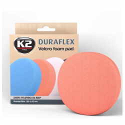 K2 DURAFLEX VELCRO FOAM PAD - Σφουγγάρι Γυαλίσματος Πορτοκαλί Μεσαίο