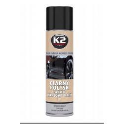 Σπρέι ακρυλικού χρώματος μαύρο gloss  K2 Black Matt Acrylic Coating 500ml	