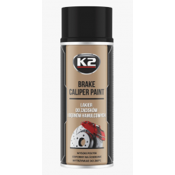 L346CA - K2 Brake Caliper Paint Σπρέι Βαφής για Φρένα Αυτοκινήτου Μαύρο 400ml