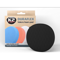 L614 - K2 DURAFLEX Velcro - Σφουγγάρι γυαλίσματος μαύρο μαλακό 150x25mm
